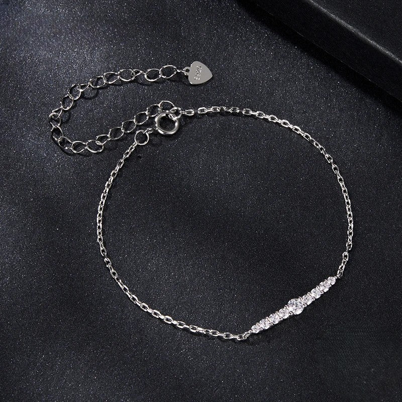 Moissanite Bar Bracelet