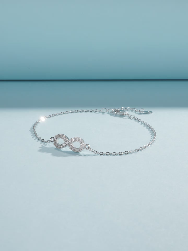Infinity Moissanite Bracelet