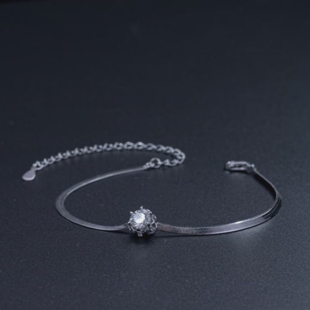 Flower Buds Moissanite Bracelet